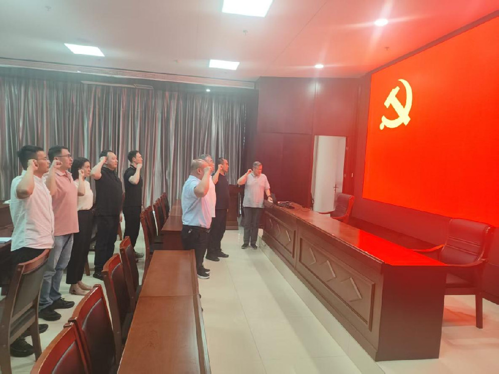 联合党支部开展“迎七一”主题党日活动暨召开第二季度党员大会