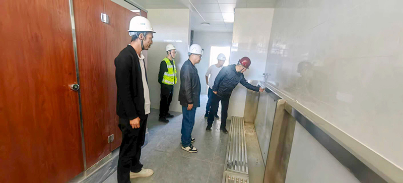 爱游戏在线登录官网-爱游戏(中国) 第六十七高级中学项目部国庆、中秋安全生产检查简报